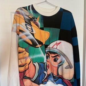 Zara Speed Racer Sweatshirt M